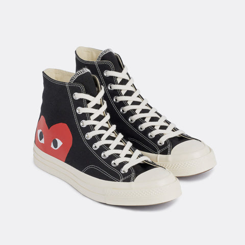 Comme des Garçons Play Converse Chuck Taylor High Top Black