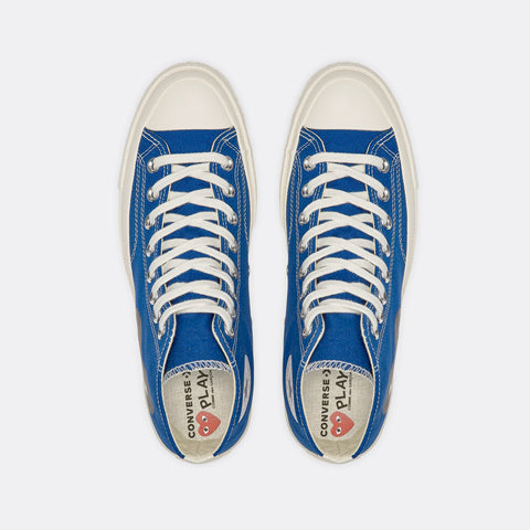 Comme des Garçons Play Converse Chuck Taylor High Top Blue