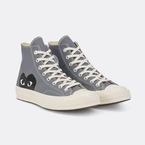 Comme des Garçons Play Converse Chuck Taylor High Top Grey