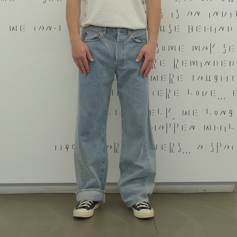 Levi's Vintage Clothing 1984 501 Customized Jeans - Light Indigo, Plain