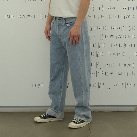 Levi's Vintage Clothing 1984 501 Customized Jeans - Light Indigo, Plain