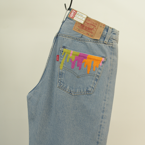 Levi's Vintage Clothing 1984 501 Customized Jeans - Double Double Good