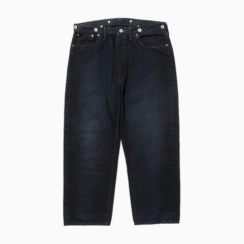 A.PRESSE No.22 Washed Wide Denim Pants Custom