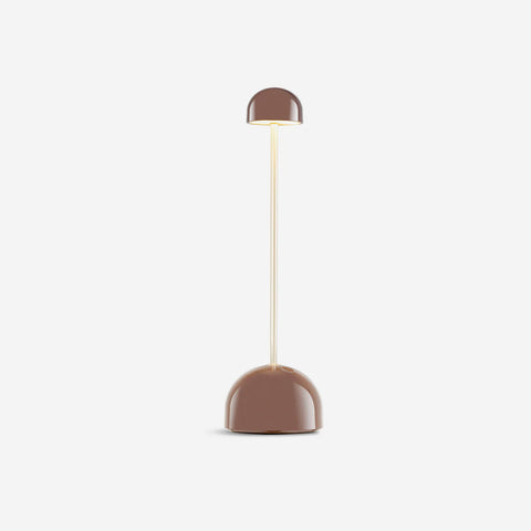 Mozaik Marset Sips Outdoor Portable Table Lamp Chocolate Gold