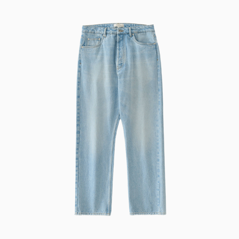 Studio Nicholson Riso Straight Leg Denim Pant Bleached Wash