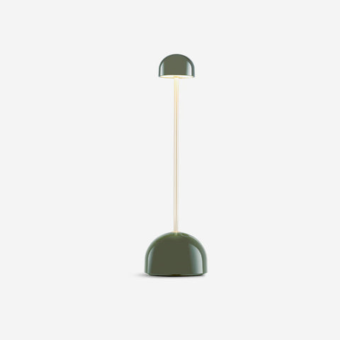 Mozaik Marset Sips Outdoor Portable Table Lamp Green Gold