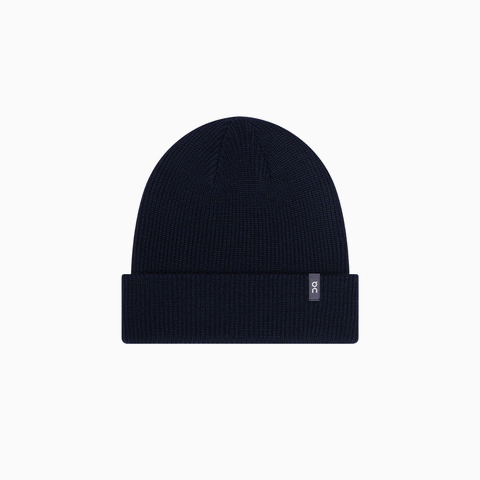 On Merino Beanie Midnight