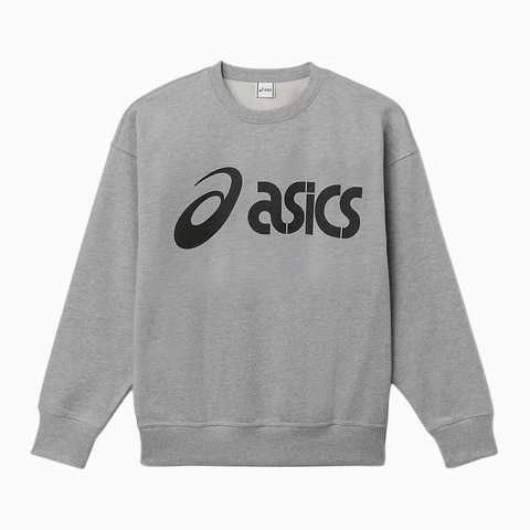 ASICS Logo Sweatcrew Grey Heather