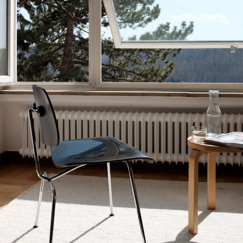 Mozaik Vitra Plywood DCM Dining Chair Black Ash