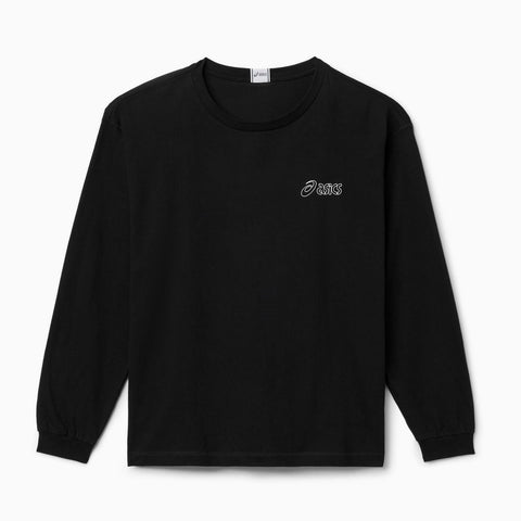 ASICS Graphic Long Sleeve Tee Black