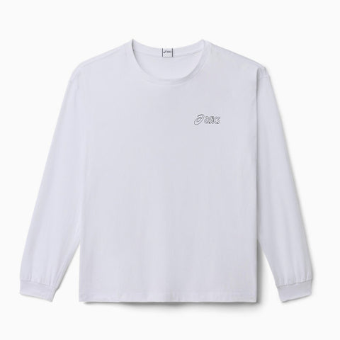 ASICS Graphic Long Sleeve Tee White