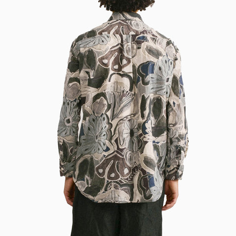 Casey/Casey Big Raccourcie Shirt Print Greys