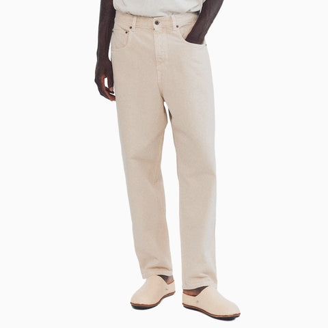 Casey/Casey Leo Denim Pant Denim - Ivory