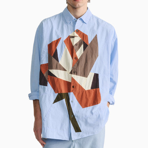 Casey/Casey Hamnet Patchwork Shirt Paper Cot Glacier / Mixed Colors