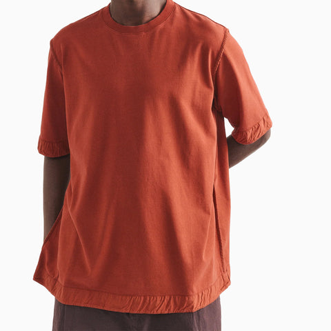 Casey/Casey Felix SS T-Shirt Heavy Jersey Terracotta