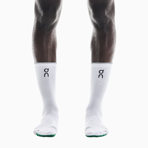 On Elite Run Sock High White | Ivory