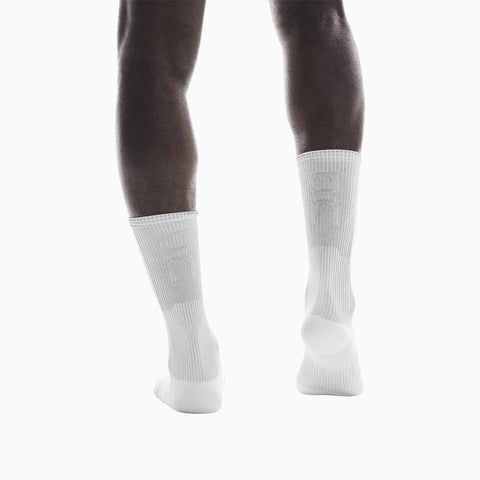 On Performance Run Sock High White | Glacier
