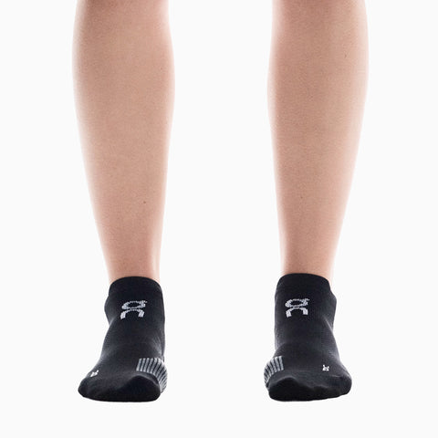 On Performance Run Sock Low Black | Eclipse