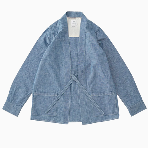 Visvim Lhamo Shirt Long Chambray W Blue