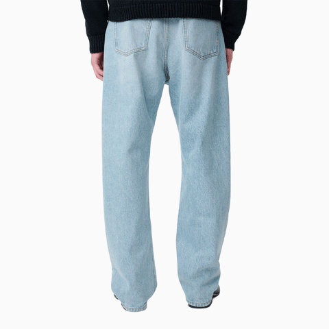 Studio Nicholson Riso Straight Leg Denim Pant Bleached Wash