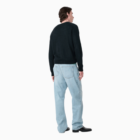 Studio Nicholson Riso Straight Leg Denim Pant Bleached Wash