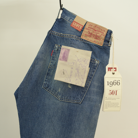 Levi's Vintage Clothing 1966 501 XX Customized Selvedge Jeans - Fielder