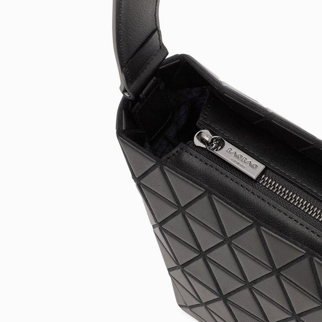 Bao Bao Issey Miyake Crystal Matte Shoulder Bag Matte Black 1290SQM