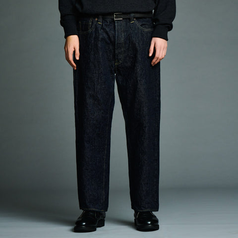 A.PRESSE Washed Denim Wide Pants One Wash