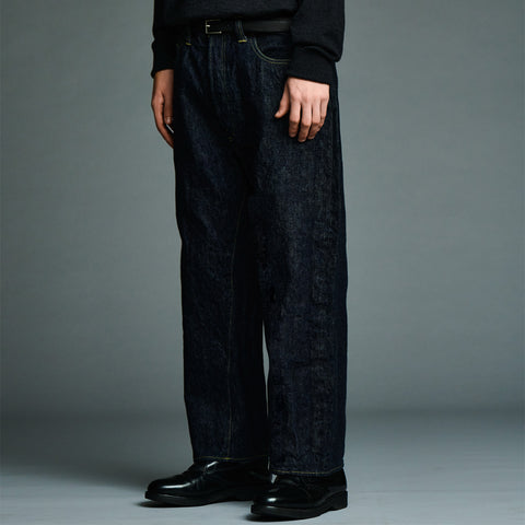 A.PRESSE Washed Denim Wide Pants One Wash