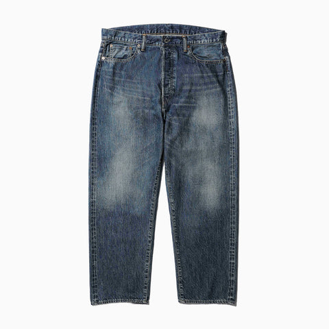 A.PRESSE Washed Denim Wide Pants Indigo
