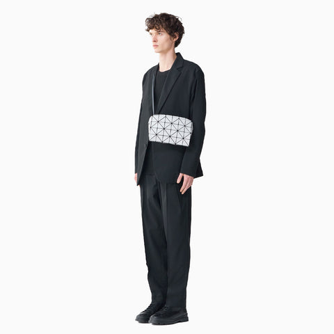 Bao Bao Issey Miyake Carton Matte Shoulder Bag Light Grey