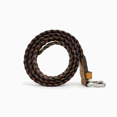 Yâr’in Custom Hand Braided Belt 716 Tobacco