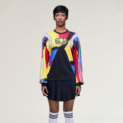 adidas Originals x Brain Dead Long Sleeve Jersey Black / Eqt Yellow