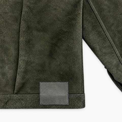 Yâr’in Type 1 Cashmere Suede Jacket Khaki
