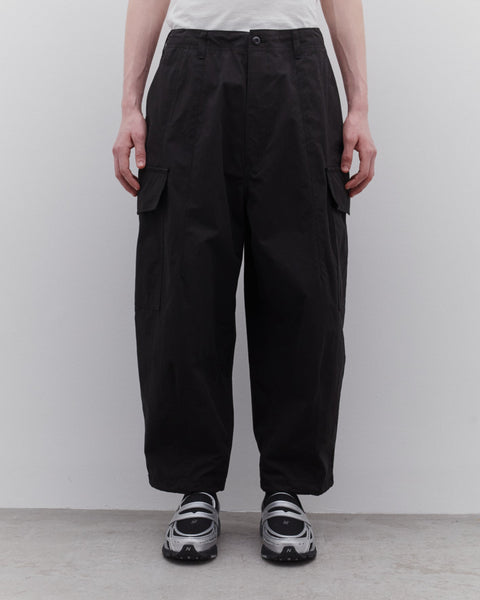 Comme des Garçons HOMME Compact Cotton Cargo Pants Black