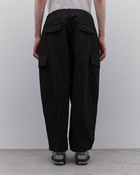 Comme des Garçons HOMME Compact Cotton Cargo Pants Black