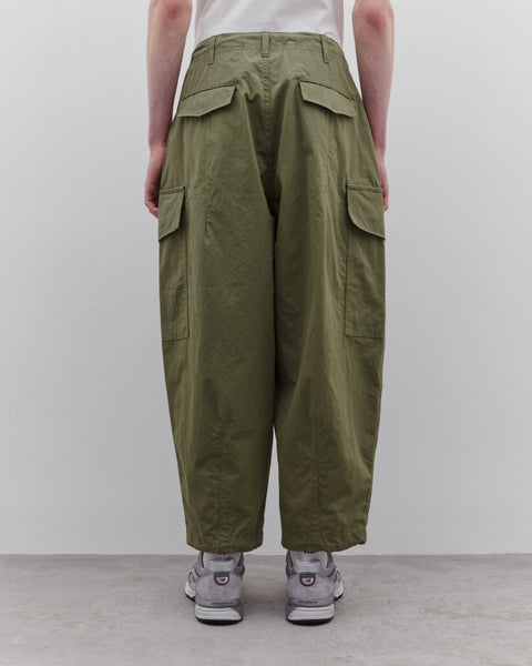 Comme des Garçons HOMME Compact Cotton Cargo Pants Khaki