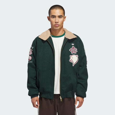 adidas Originals x CLOT by Edison Chen Varsity Jacket Green Night