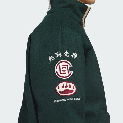adidas Originals x CLOT by Edison Chen Varsity Jacket Green Night