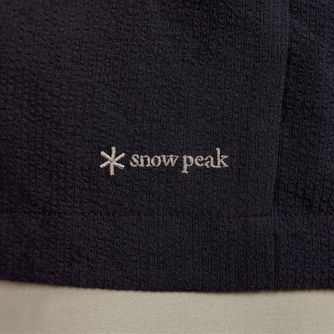 Snow Peak Airo Short Sleeve T-Shirt Black