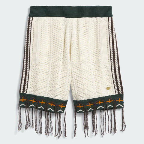 adidas Originals x CLOT Crochet Shorts by Edison Chen Cream White