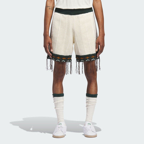 adidas Originals x CLOT Crochet Shorts by Edison Chen Cream White