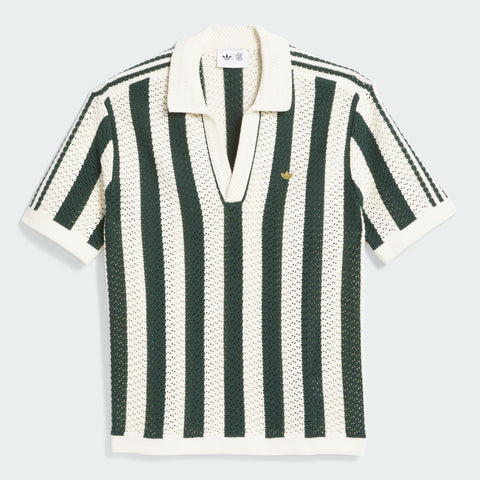 adidas Originals x CLOT Pique Polo by Edison Chen Green Night / Cream White
