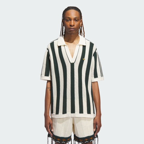 adidas Originals x CLOT Pique Polo by Edison Chen Green Night / Cream White