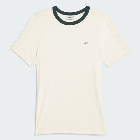 adidas Originals x CLOT Rib Tee by Edison Chen Cream White / Green Night