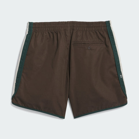 adidas Originals x CLOT Sprinter Shorts by Edison Chen Green Night / Dark Brown
