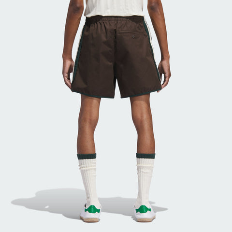 adidas Originals x CLOT Sprinter Shorts by Edison Chen Green Night / Dark Brown