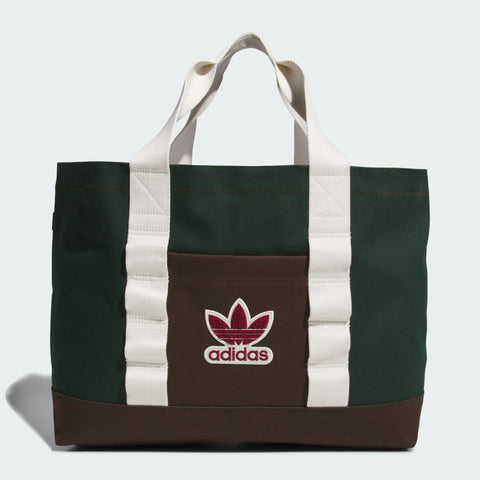 adidas Originals x CLOT Tote Bag by Edison Chen Green Night / Dark Brown
