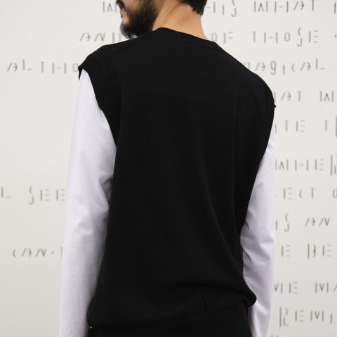 Junya Watanabe MAN Patchwork Vest Black