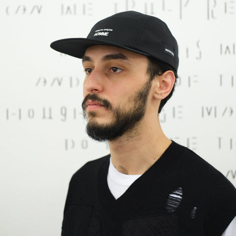 Comme des Garçons HOMME 5-Panel Logo Cap Black